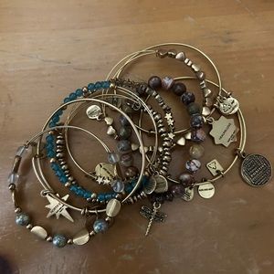 ALEX AND ANI GOLD TONE BRACELET SET